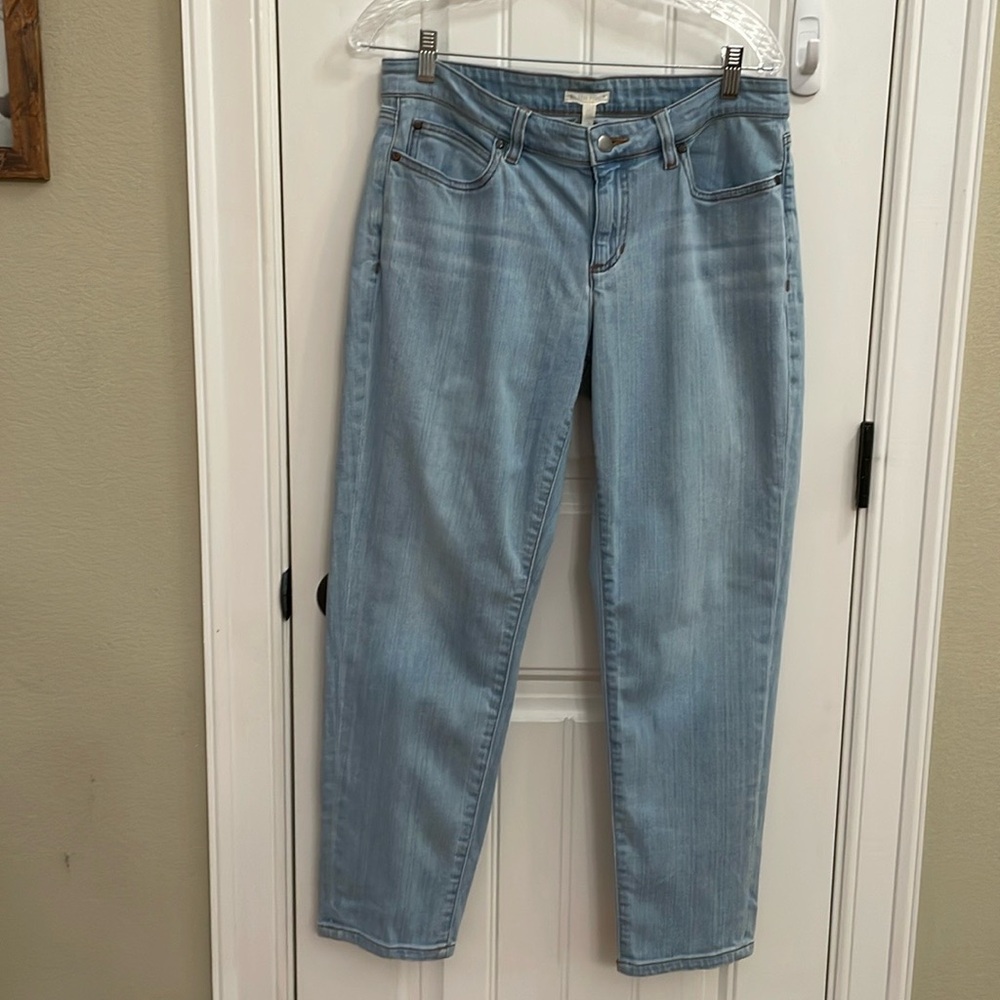 Eileen Fisher Light Blue Straight Leg Jeans